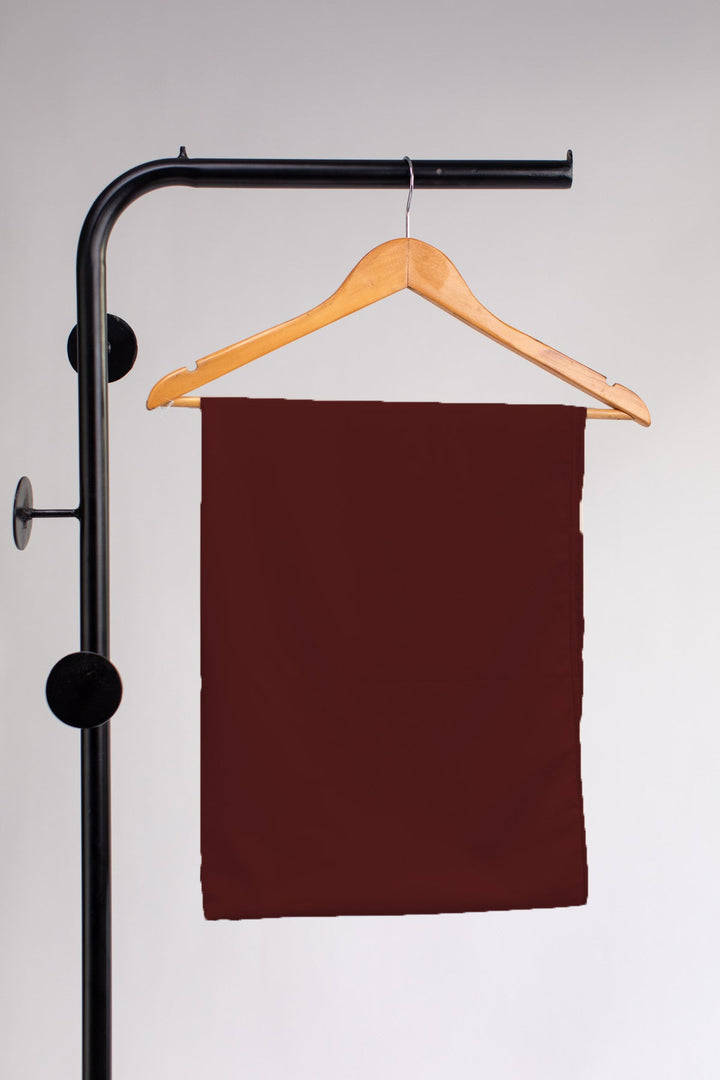 Maroon Plain Scarf - Peach Republic