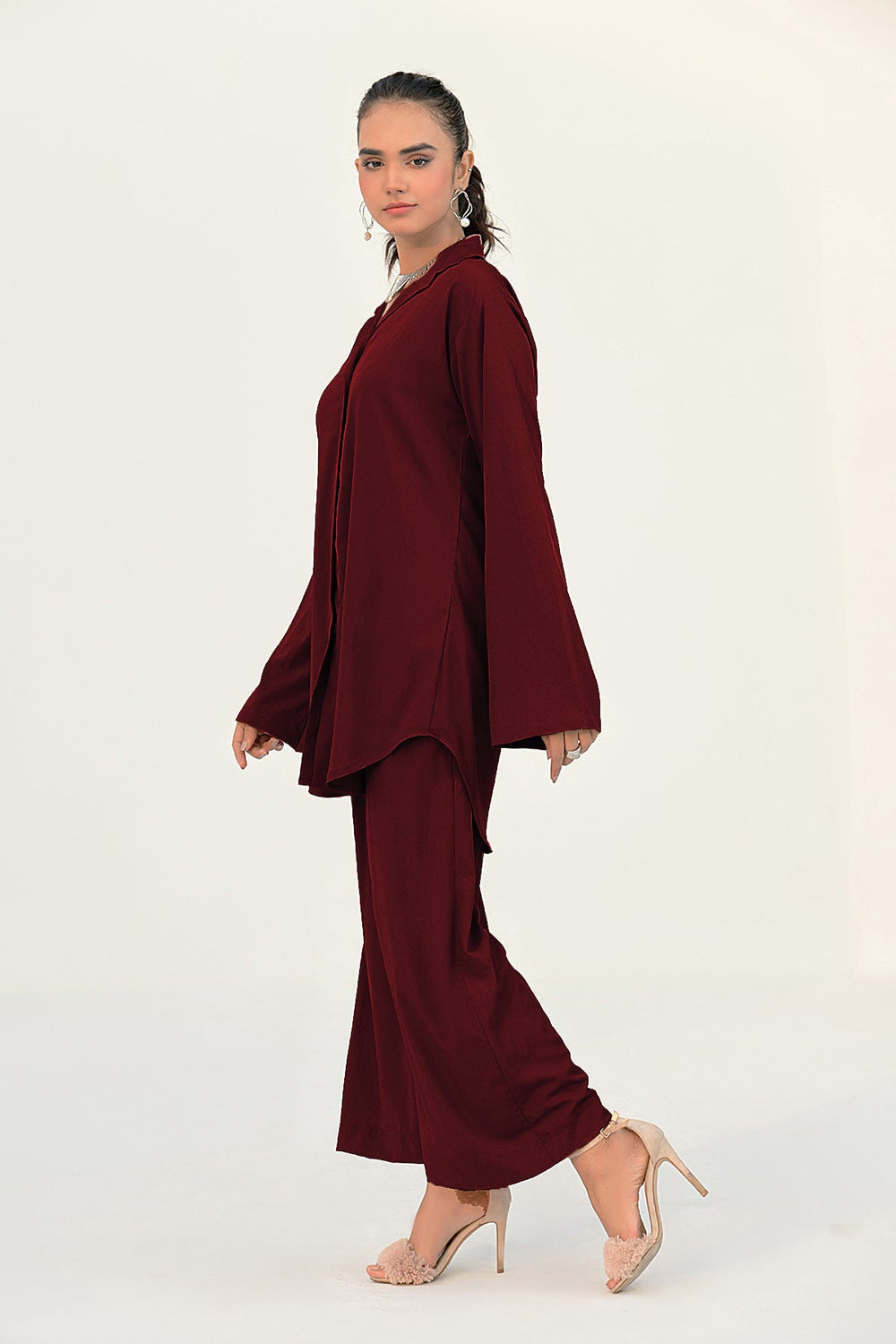 Maroon Tunic - 01 - Peach Republic