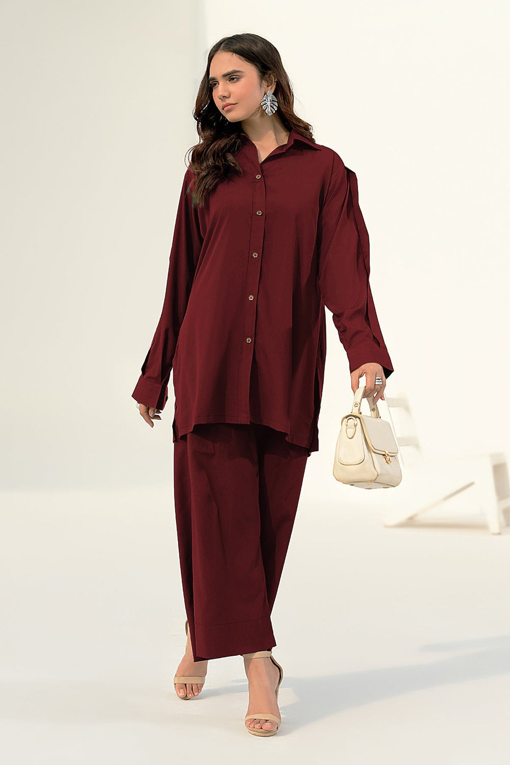 Maroon Tunic - Peach Republic