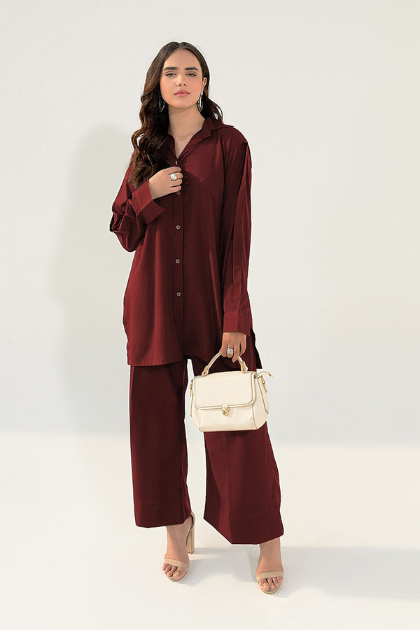 Maroon Tunic - Peach Republic
