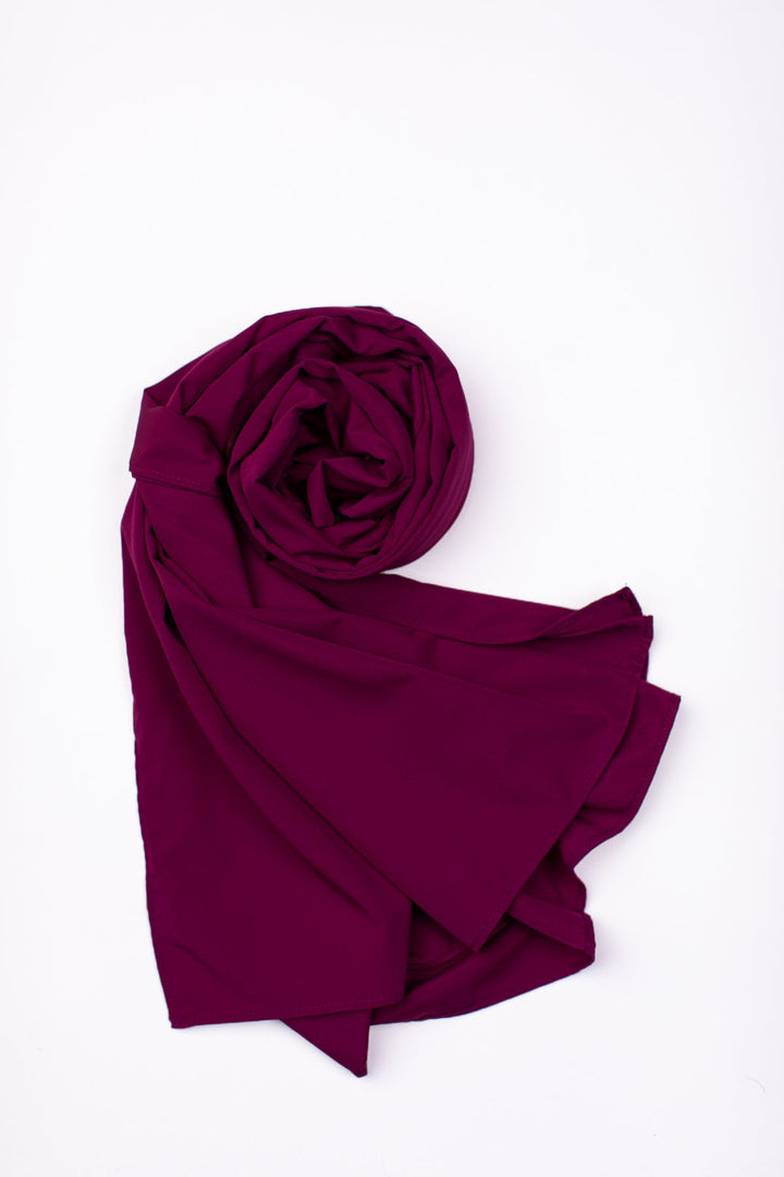 Mauve Pink Plain Scarf - Peach Republic