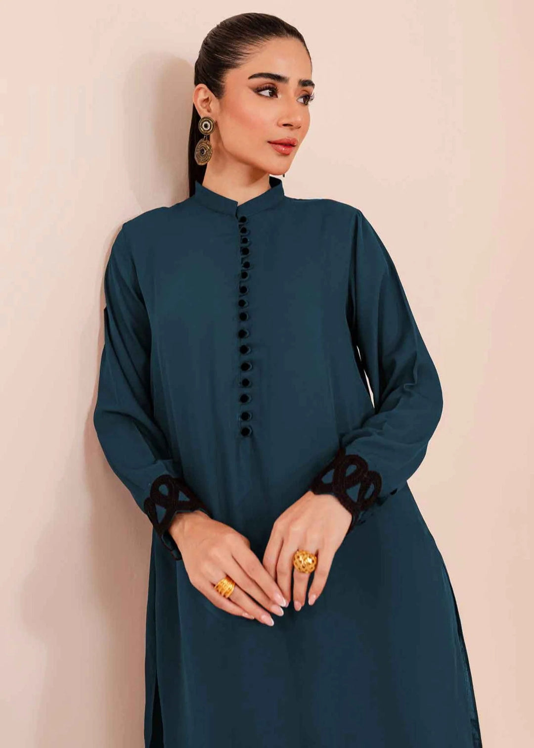 Teal Lace Dress