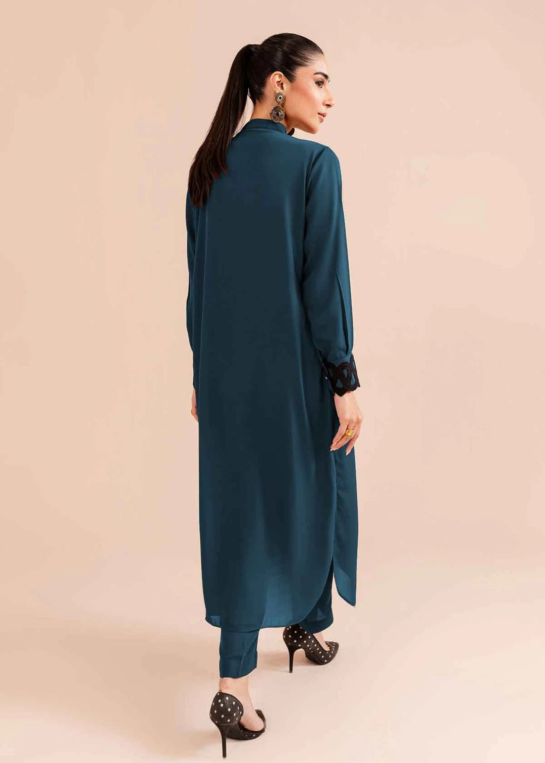 Teal Lace Dress