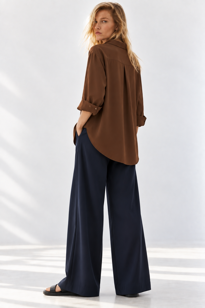Mocha Muse Shirt, back view