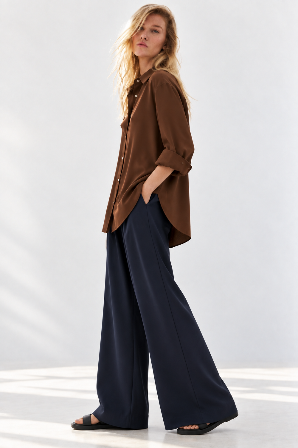 Mocha Muse Shirt, side view
