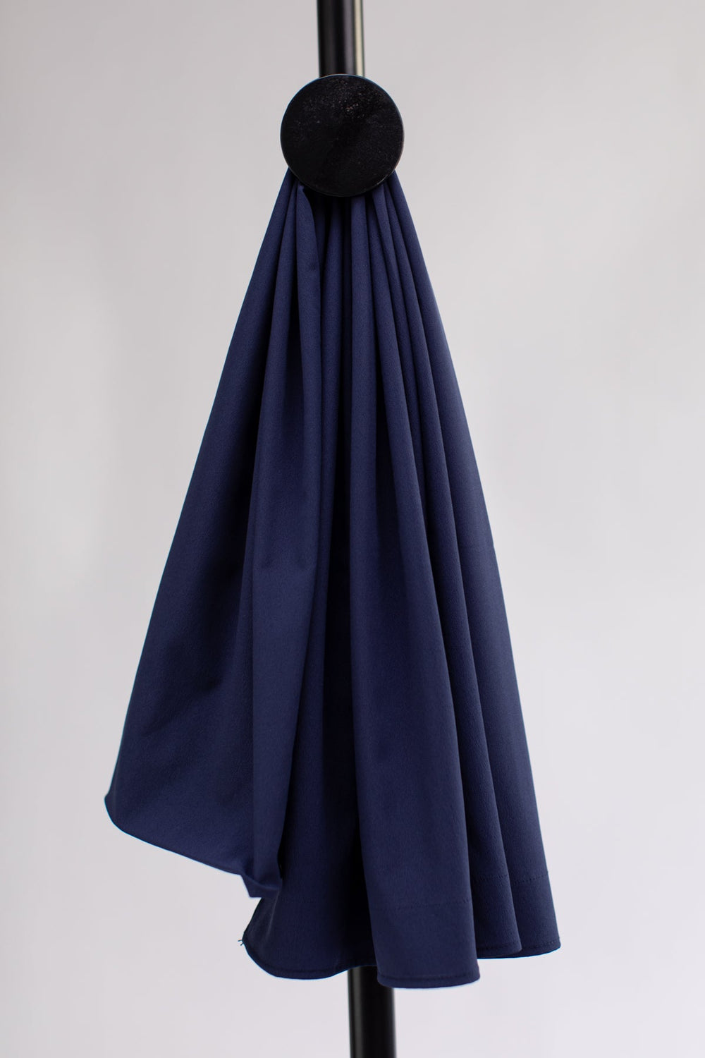 Navy Blue Plain Scarf - Peach Republic