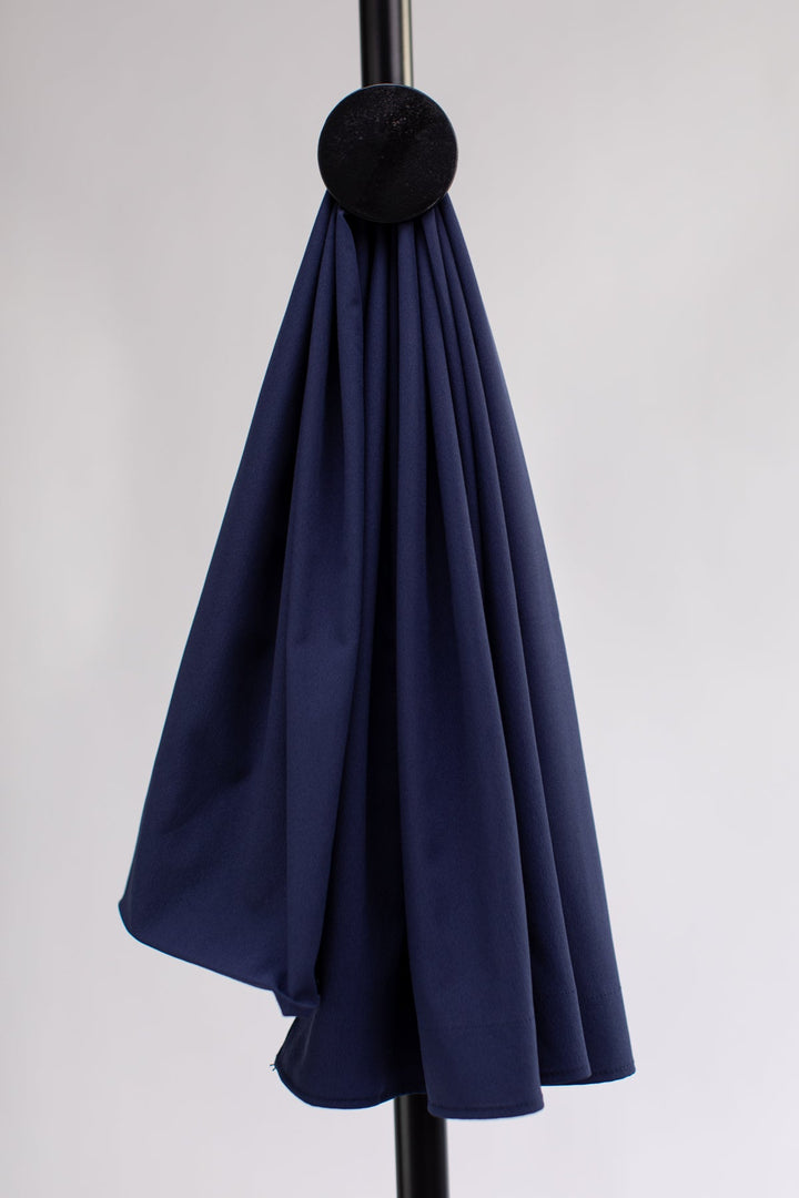Navy Blue Plain Scarf - Peach Republic