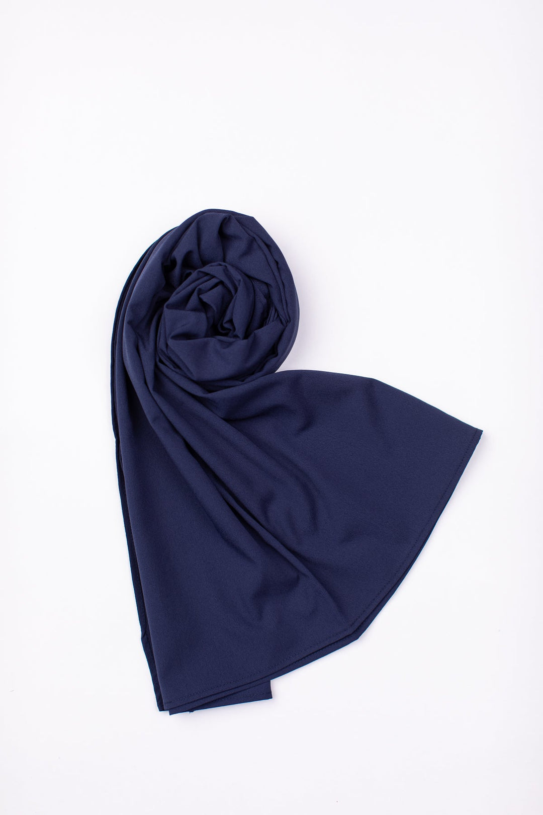 Navy Blue Plain Scarf - Peach Republic