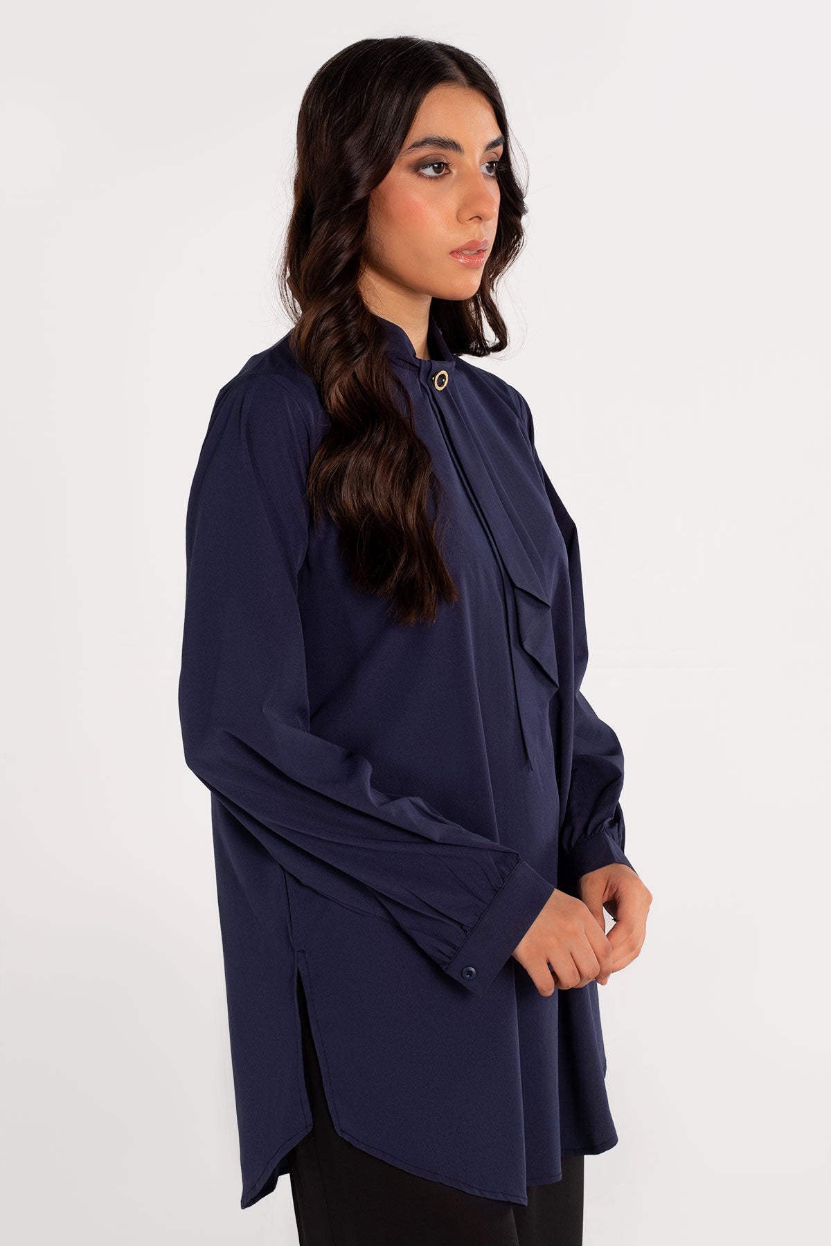 Navy Blue Top - Peach Republic