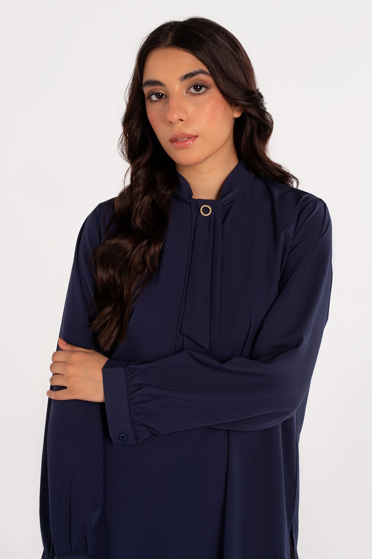 Navy Blue Top - Peach Republic