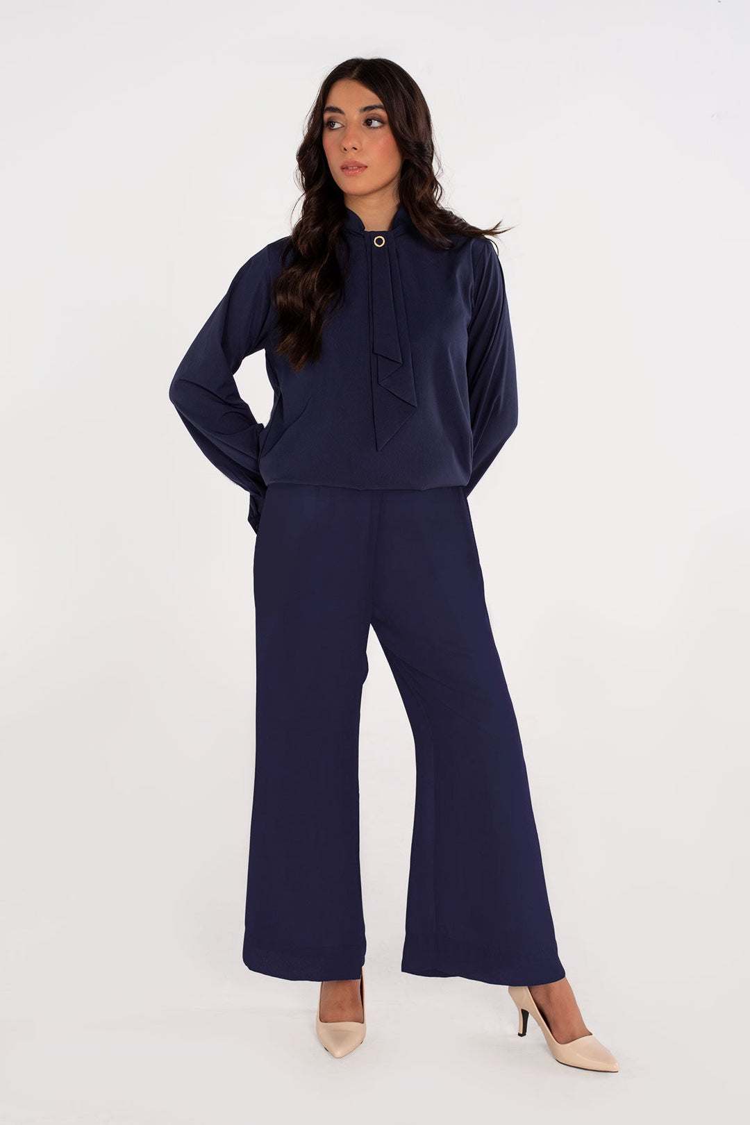 Navy Blue Tunic - Peach Republic