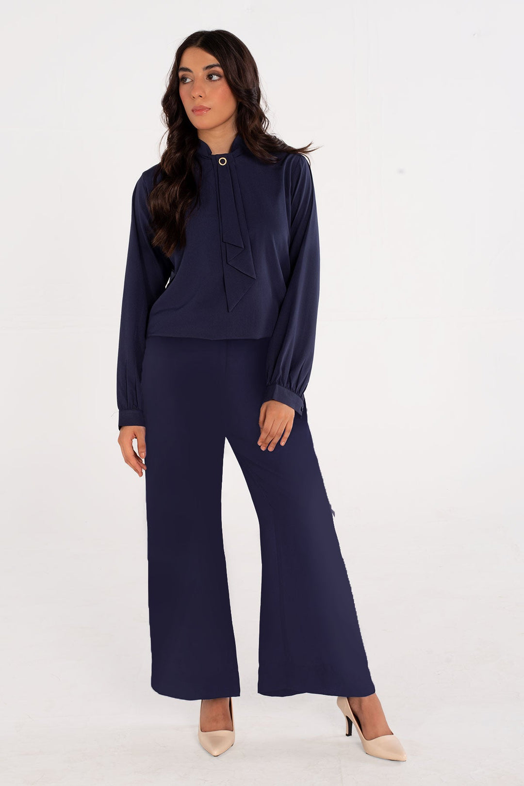 Navy Blue Tunic - Peach Republic