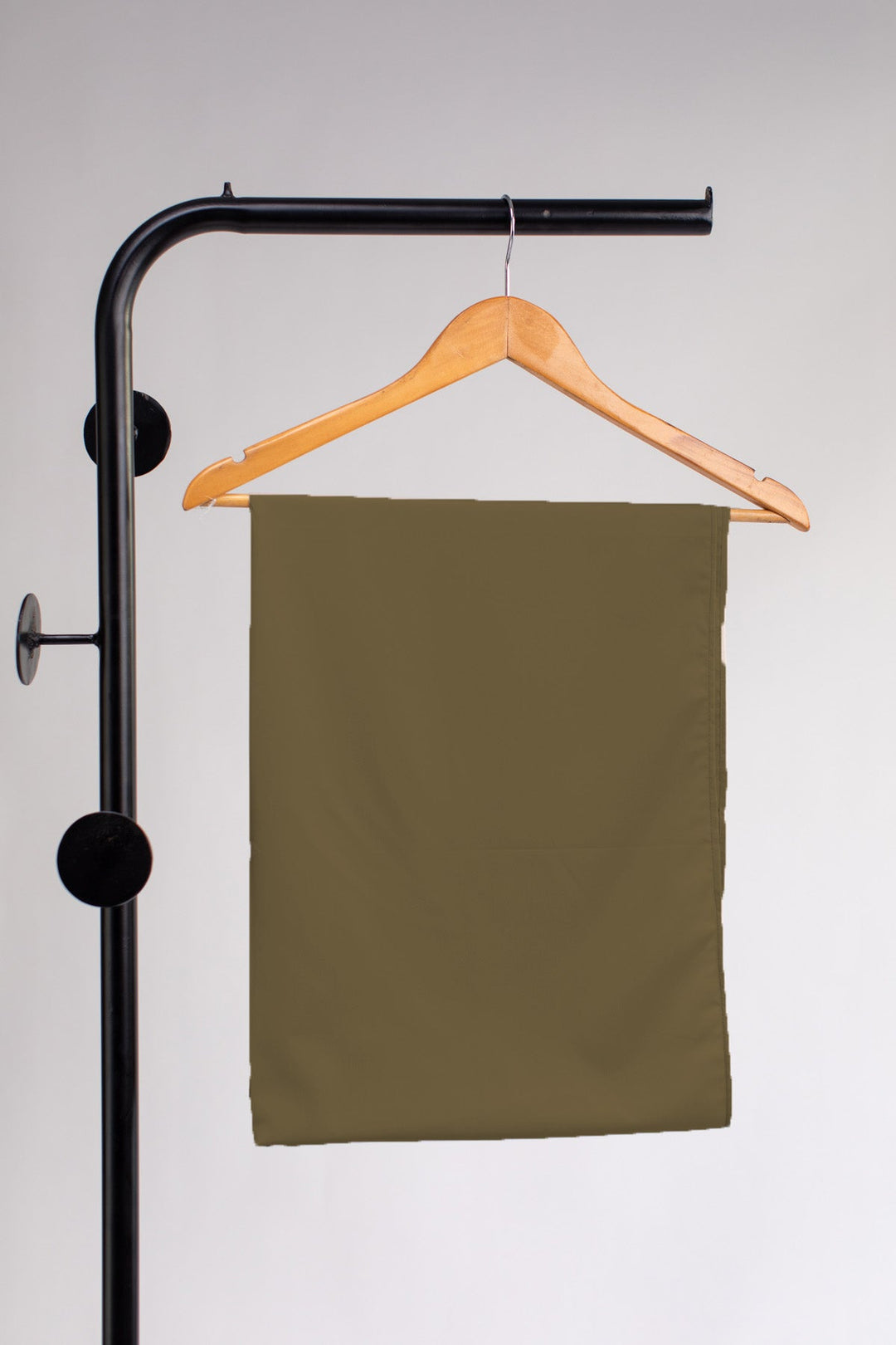 Olive Green Plain Scarf - Peach Republic