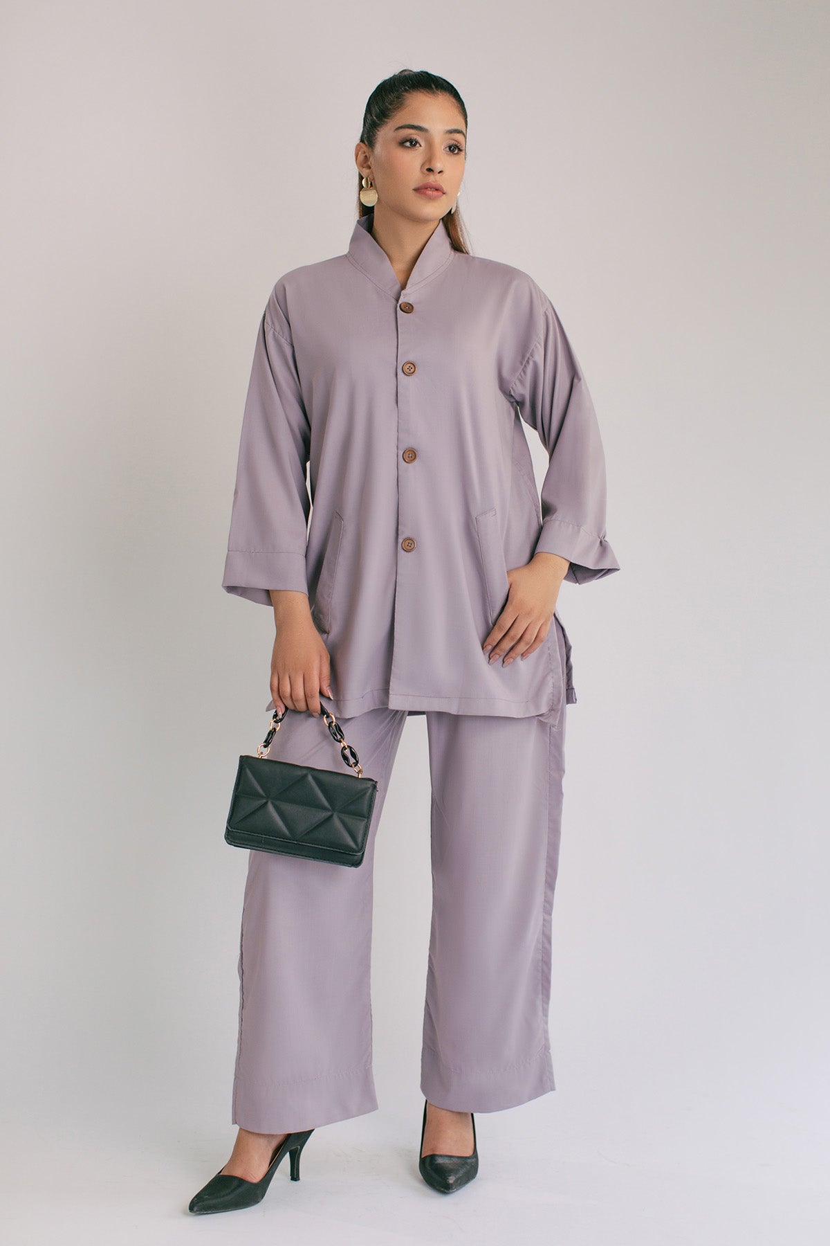 Opera Mauve Tunic - Peach Republic