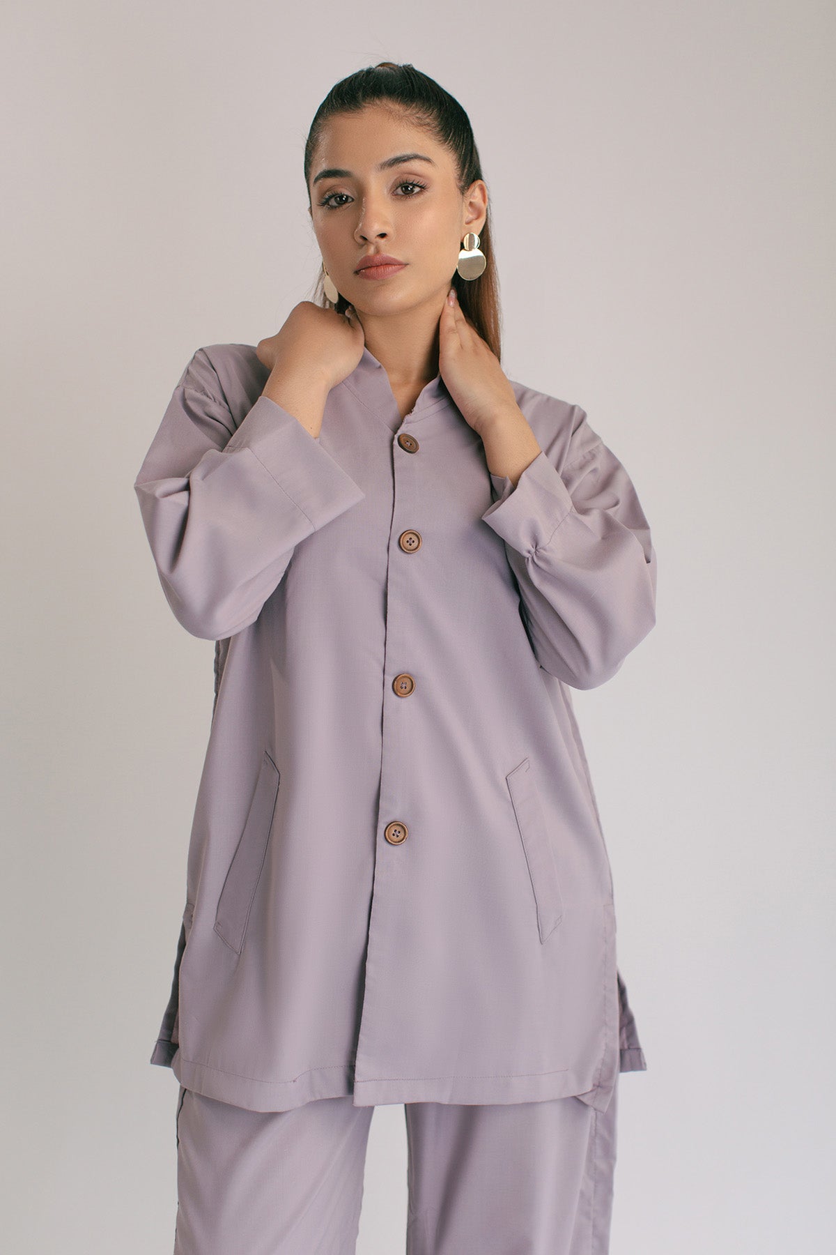 Opera Mauve Tunic - Peach Republic