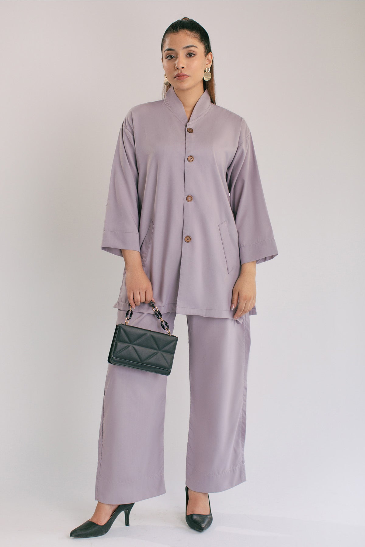 Opera Mauve Tunic - Peach Republic