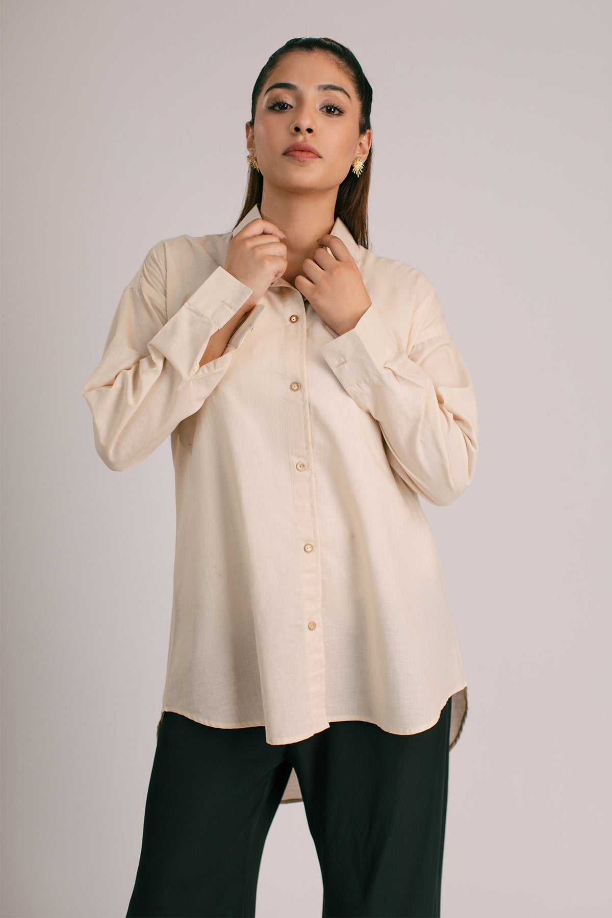 Pastel Beige Top - Peach Republic