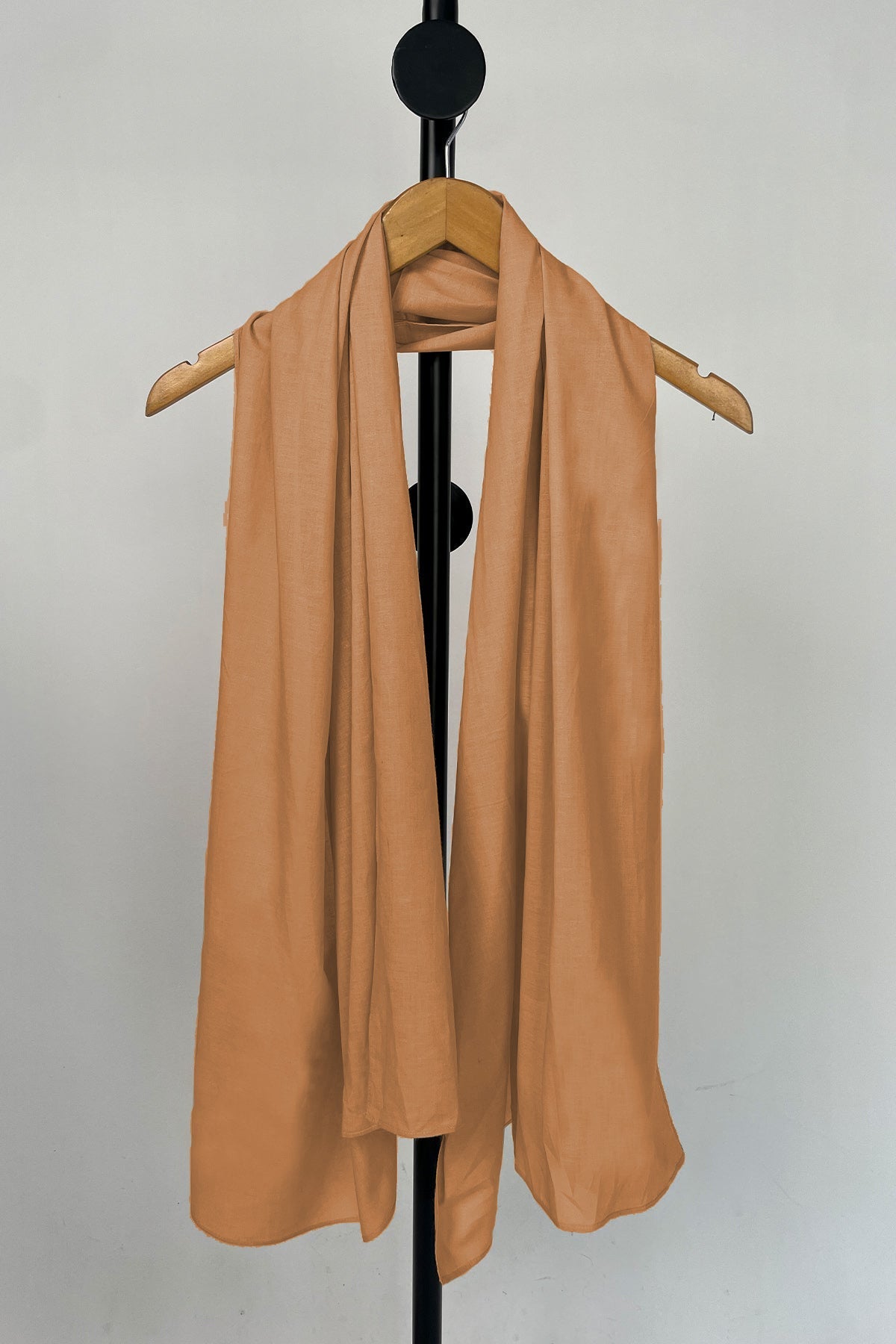Pastel Brown Cambric Scarf - Peach Republic