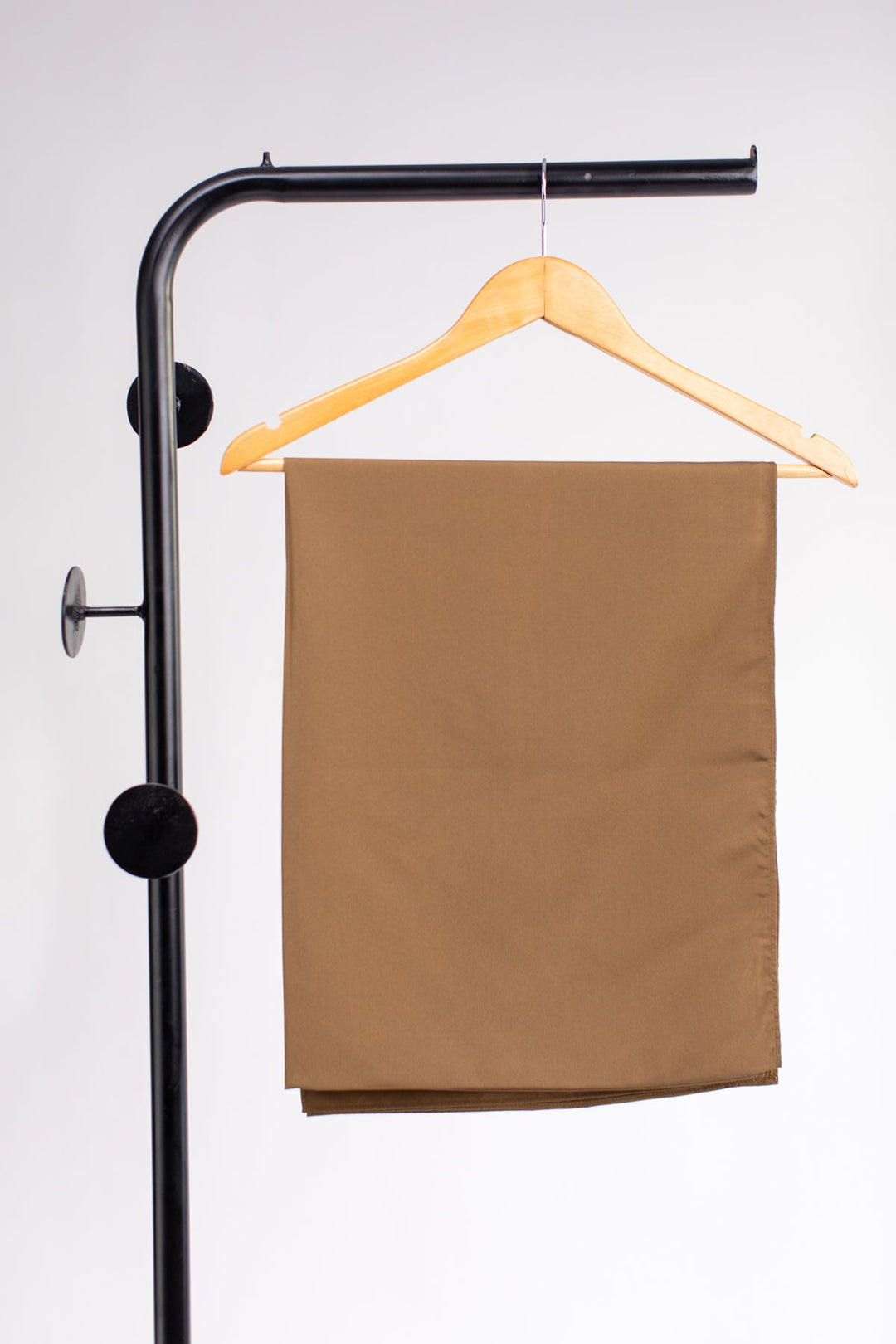 Pastel Brown Plain Scarf - Peach Republic
