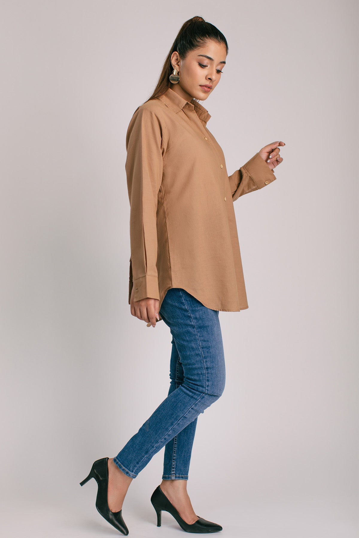 Pastel Brown Top - 02 - Peach Republic