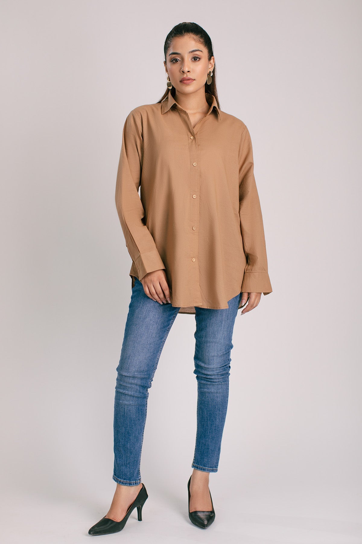 Pastel Brown Top - 02 - Peach Republic