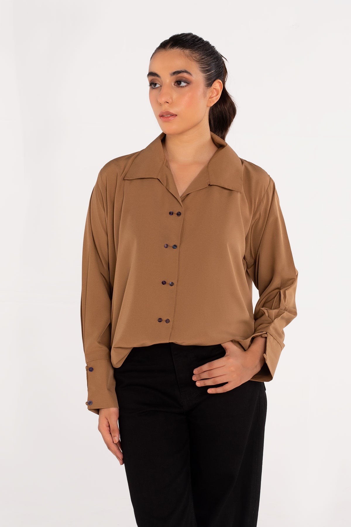 Pastel Brown Top - 02 - Peach Republic