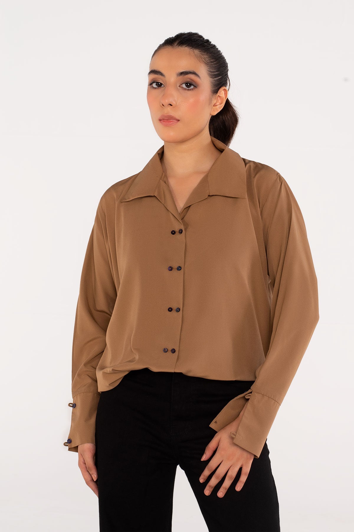 Pastel Brown Top - 02 - Peach Republic