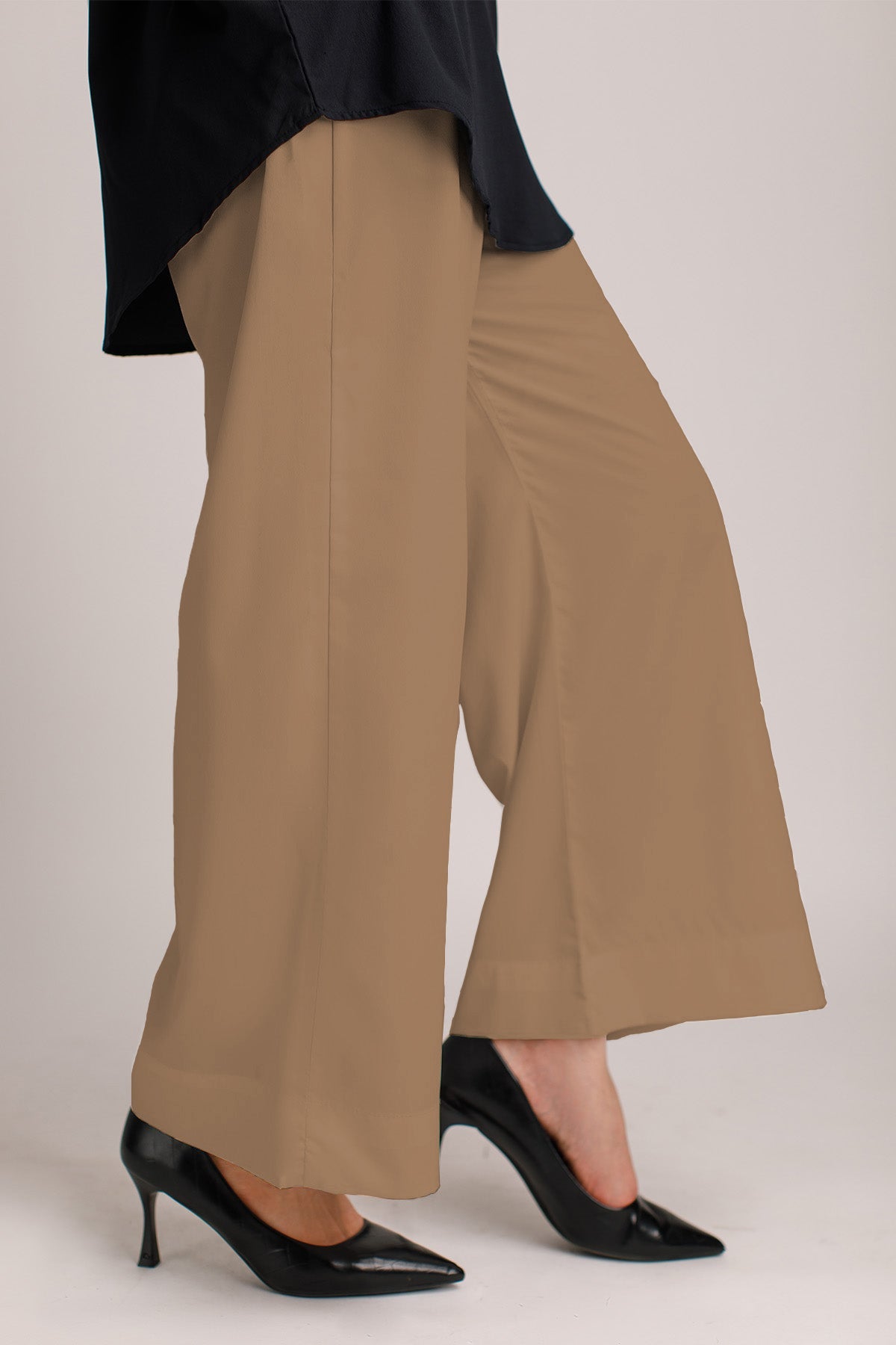 Pastel Brown Trouser - 01 - Peach Republic