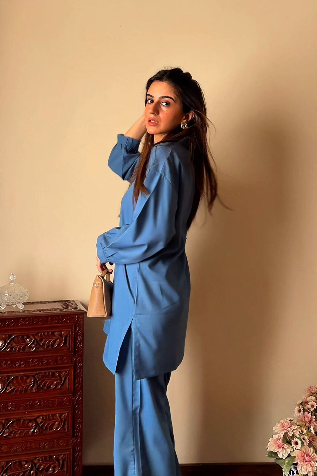 Pastel Teal Tunic - Peach Republic