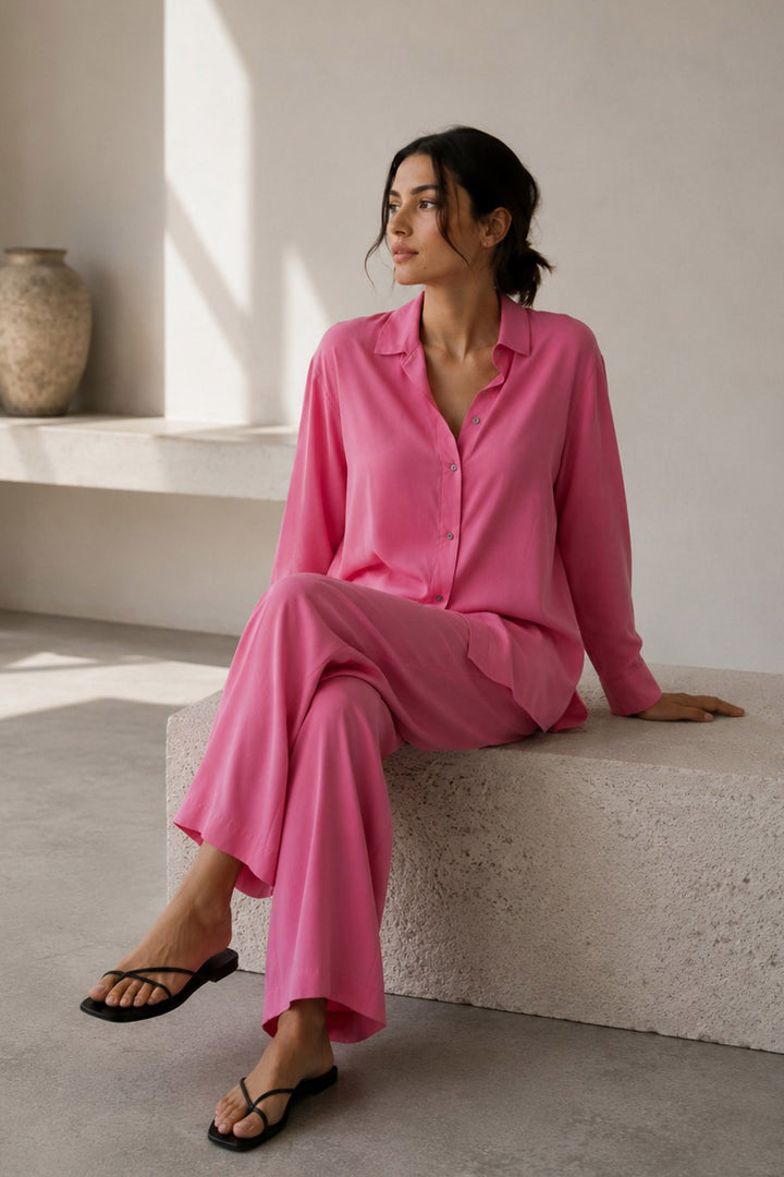 Flamingo Pink Co-Ord Set