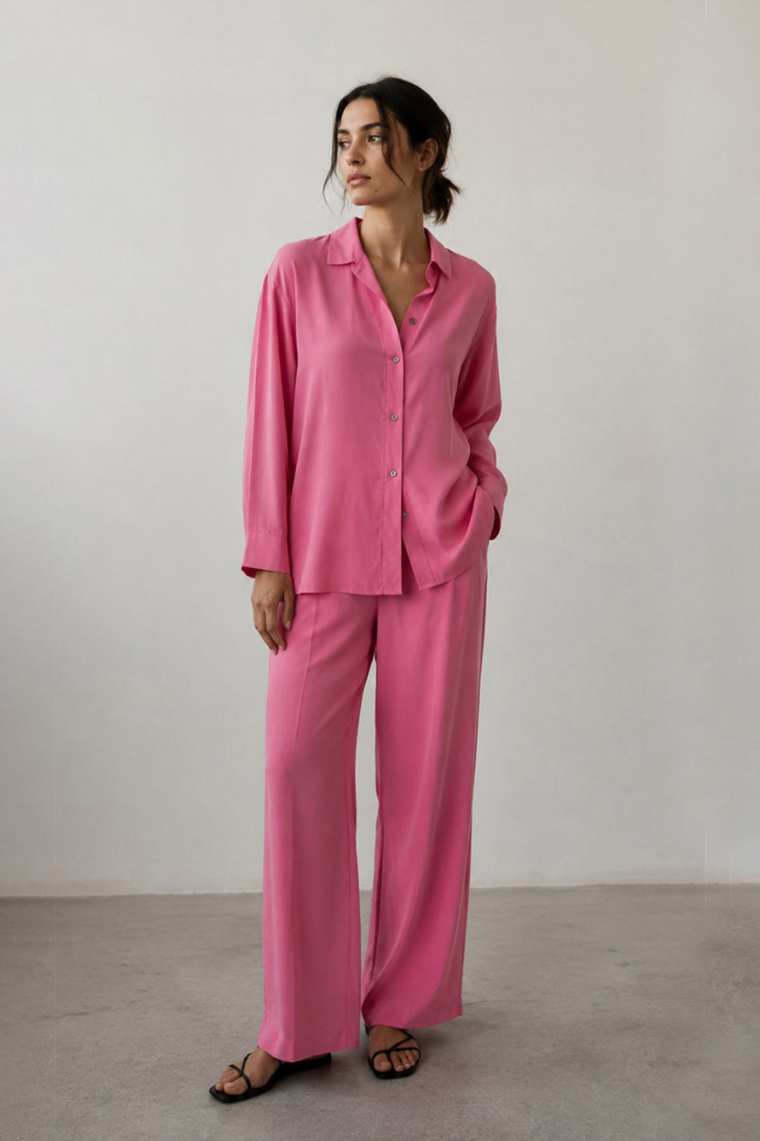 Flamingo Pink Co-Ord Set