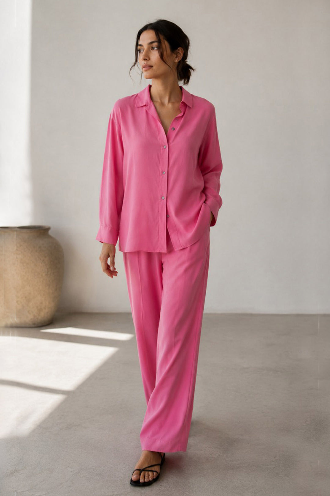 Flamingo Pink Co-Ord Set