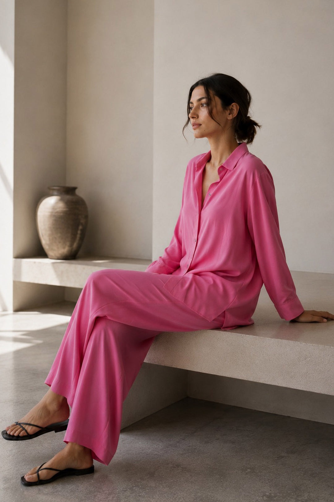 Flamingo Pink Co-Ord Set