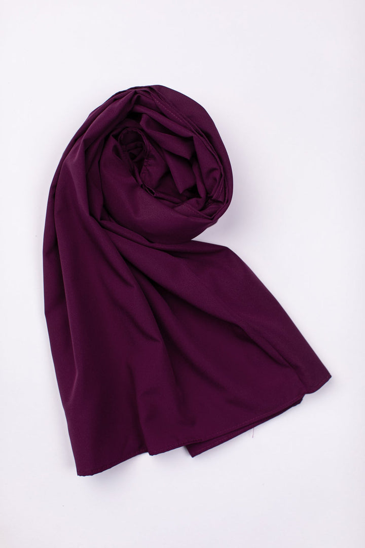 Plum Plain Scarf - Peach Republic