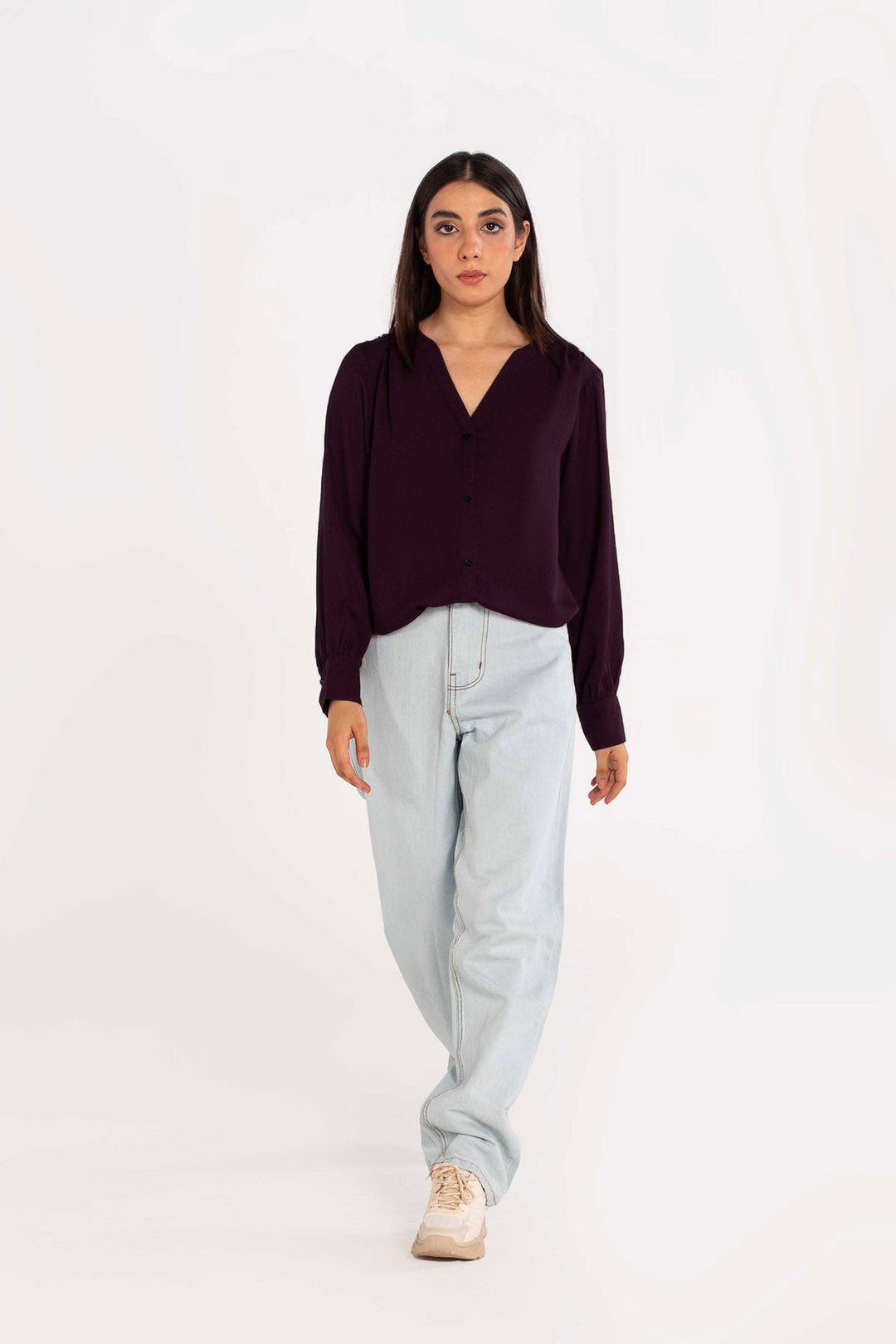 Plum Top - 01 - Peach Republic