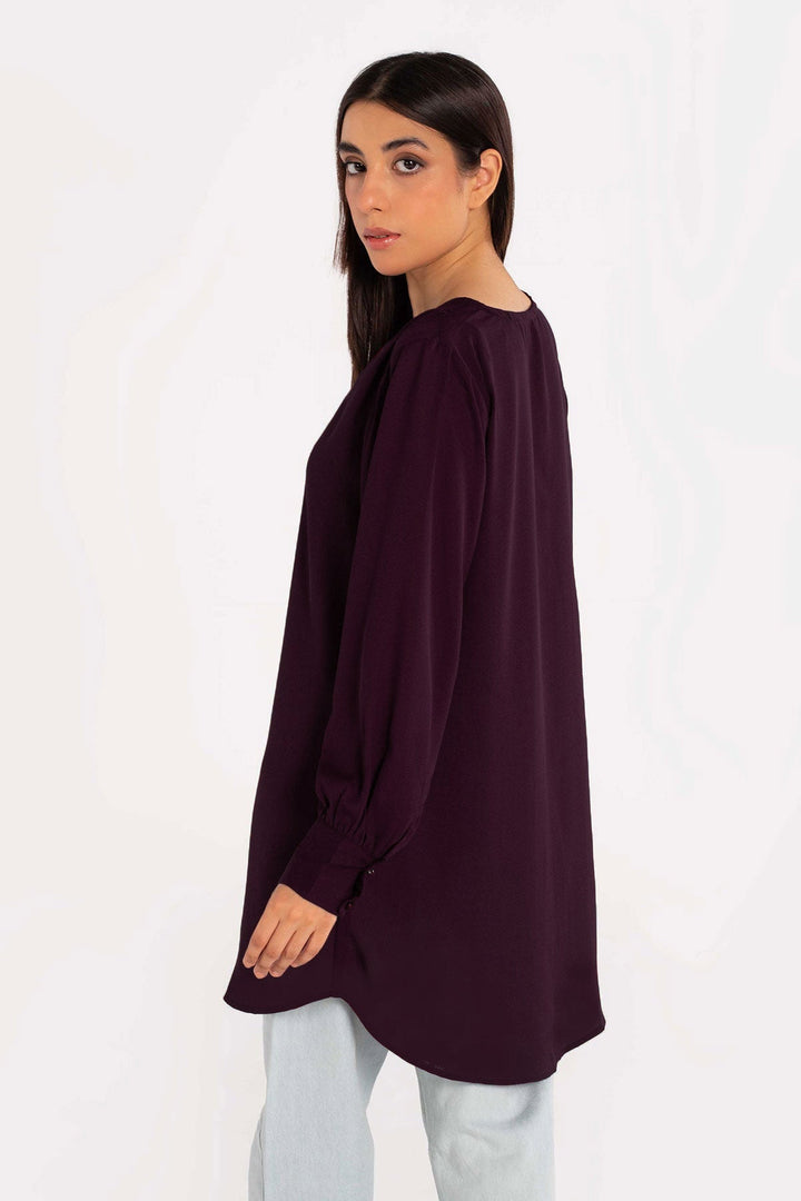 Plum Top - 01 - Peach Republic
