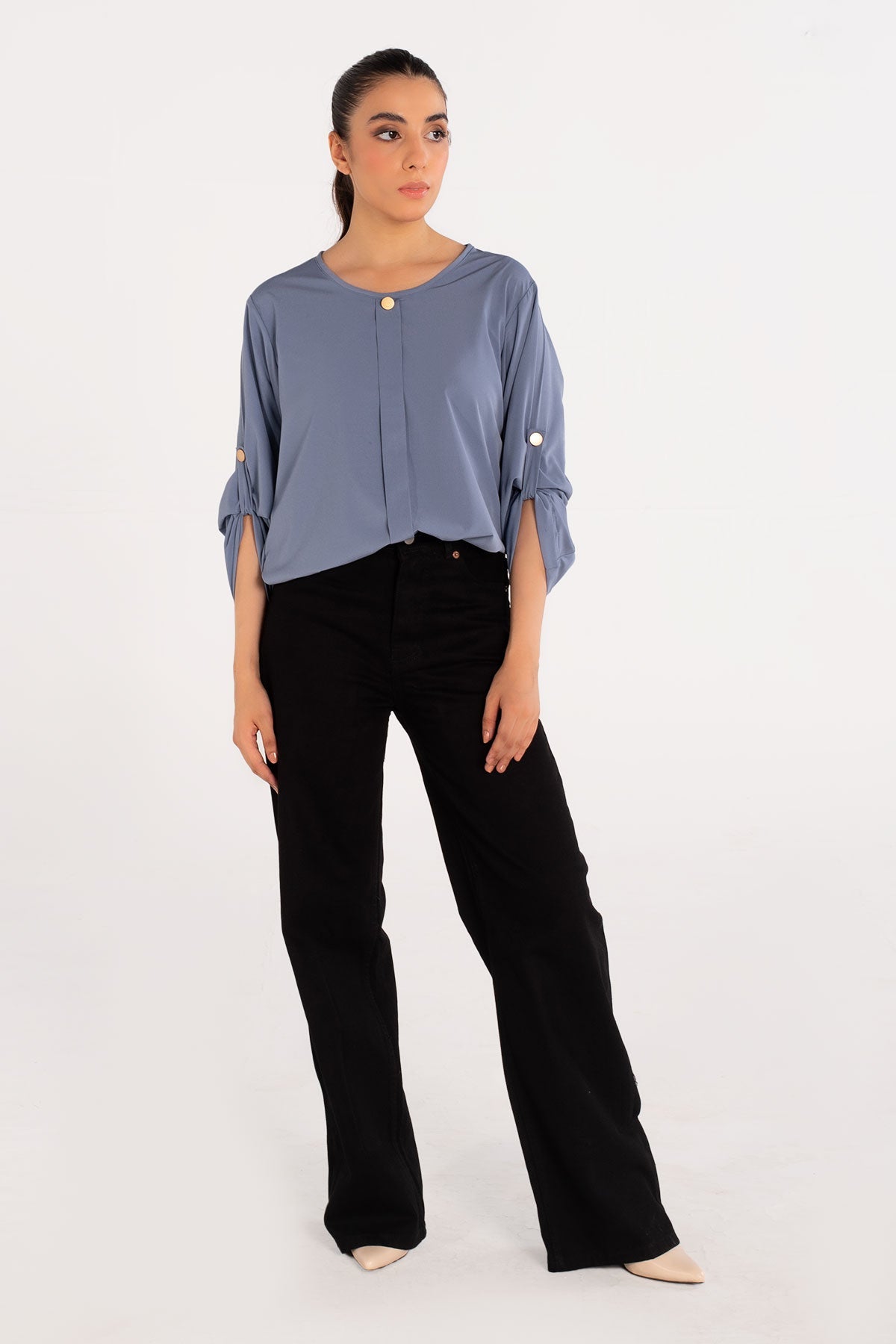 Powder Blue Top - 01 - Peach Republic