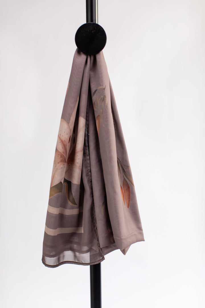 Printed Scarf - 02 - Peach Republic