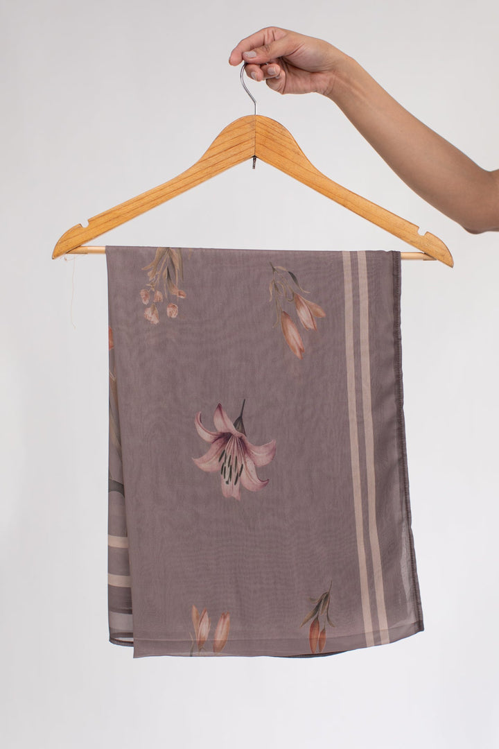 Printed Scarf - 02 - Peach Republic