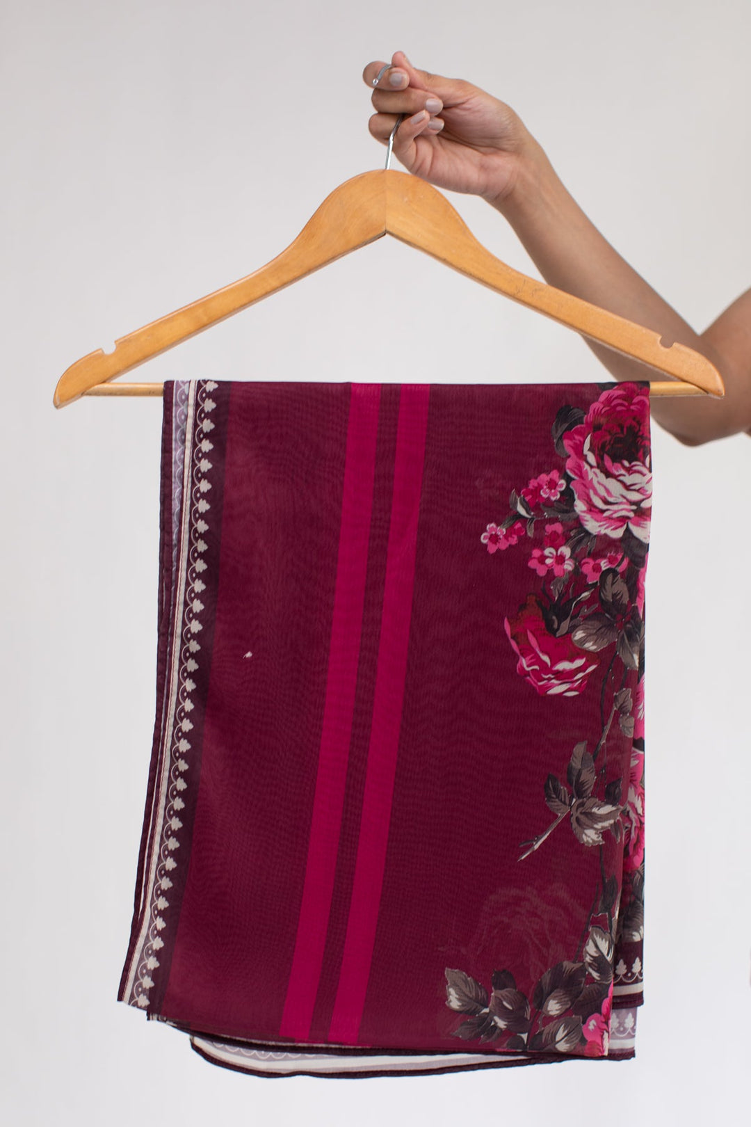 Printed Scarf - 07 - Peach Republic