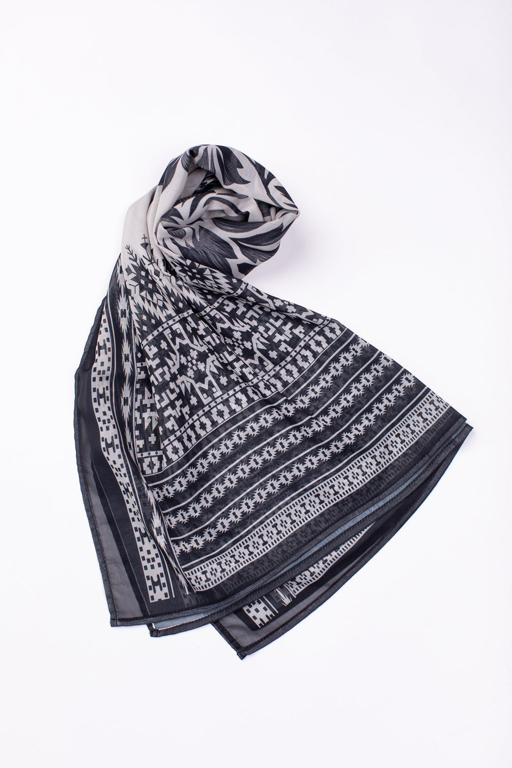 Printed Scarf - 11 - Peach Republic