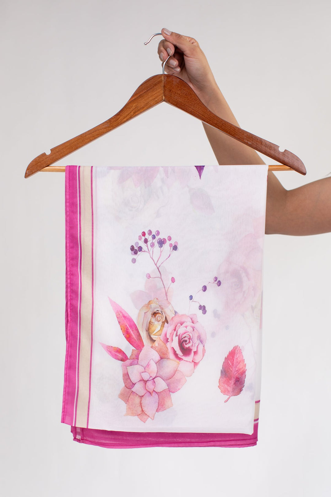 Printed Scarf - 12 - Peach Republic