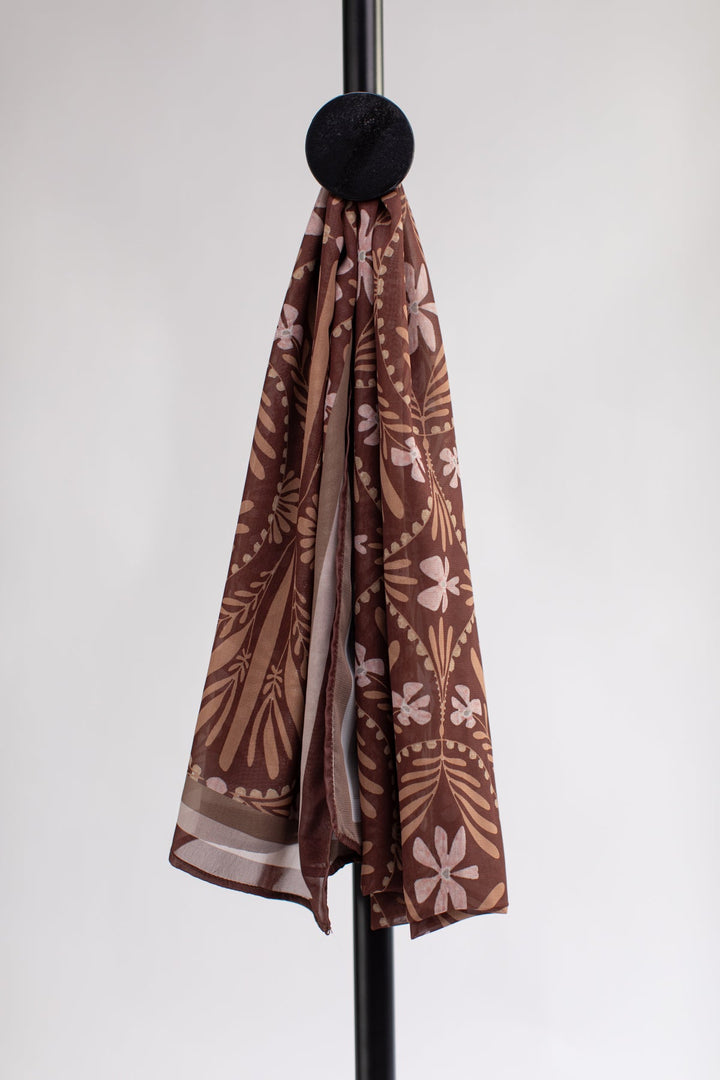 Printed Scarf - 15 - Peach Republic