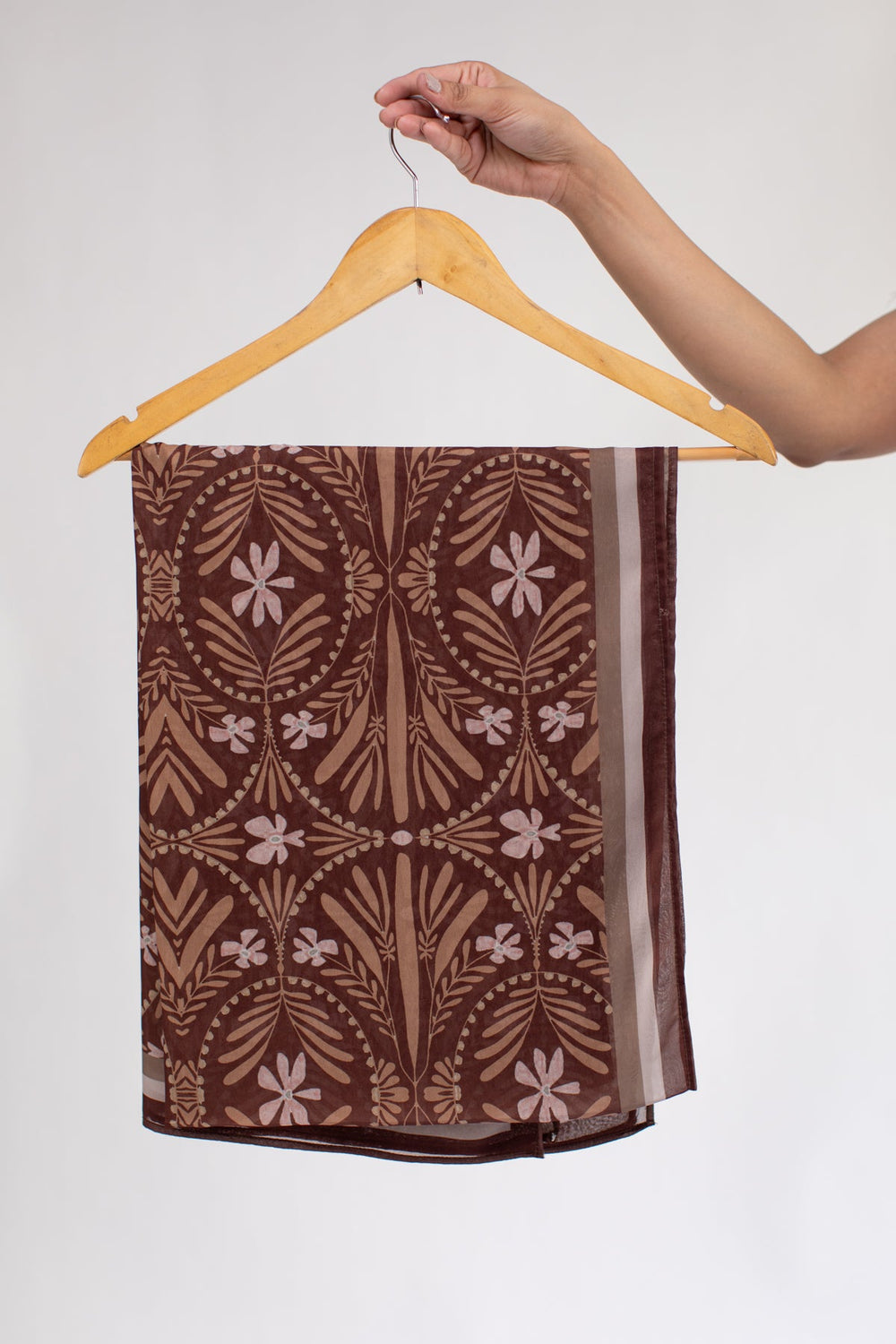 Printed Scarf - 15 - Peach Republic