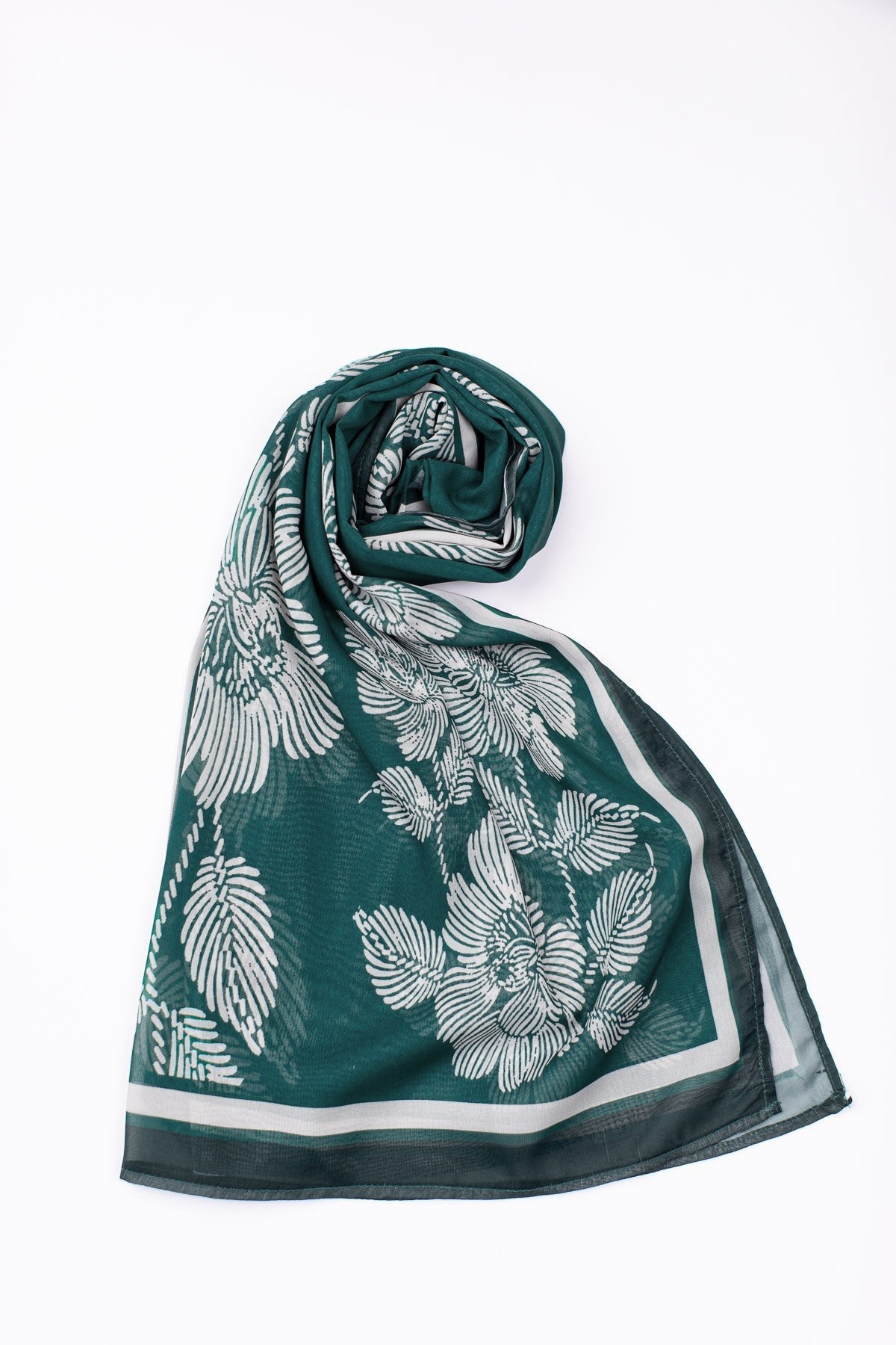 Printed Scarf - 16 - Peach Republic