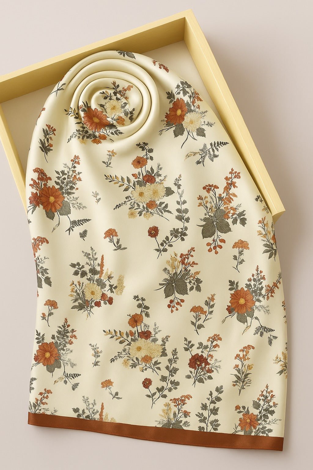 Printed Scarf - 19 - Peach Republic