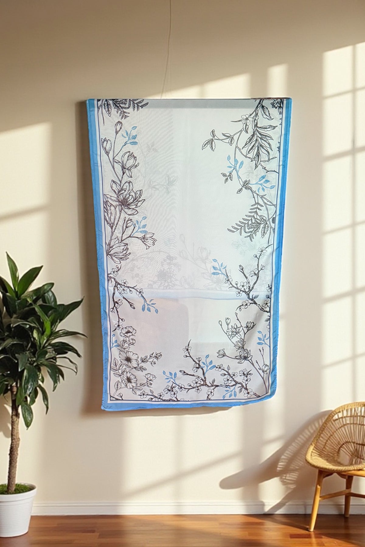 Printed Scarf - 19 - Peach Republic