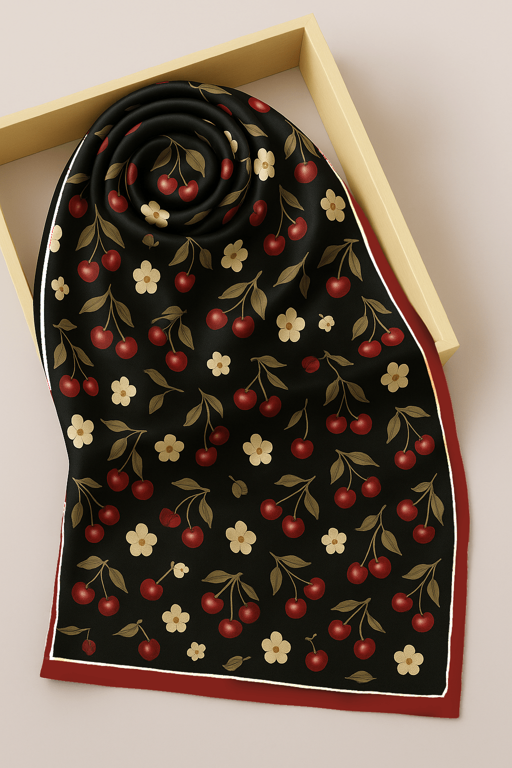 Printed Scarf - 19 - Peach Republic