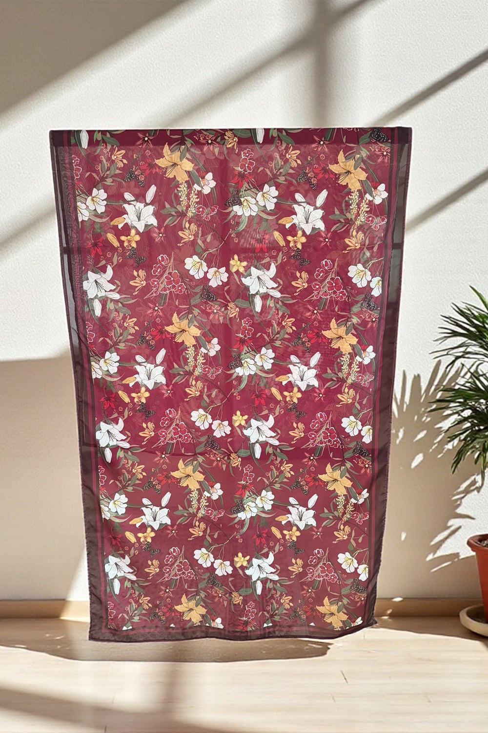 Printed Scarf - 23 - Peach Republic