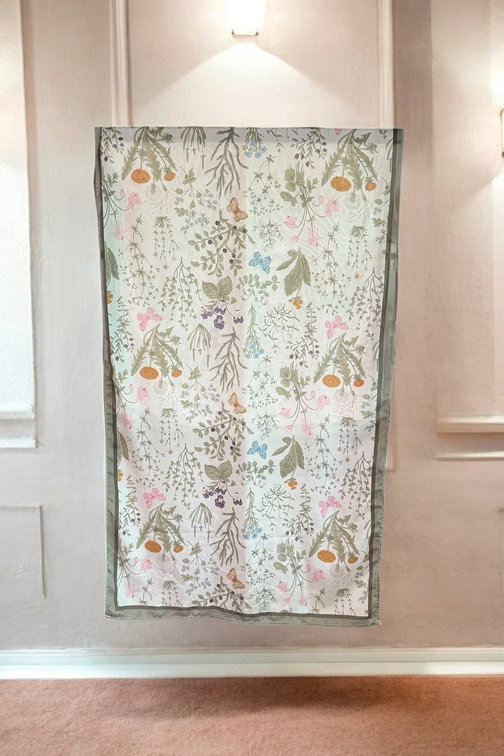 Printed Scarf - 24 - Peach Republic